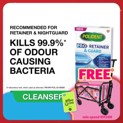 POLIDENT POLIDENT PRORETAINER & GUARD DAILY CLEANSER 36S