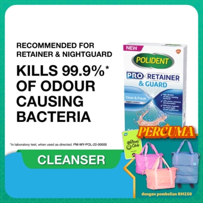 POLIDENT - POLIDENT PRORETAINER & GUARD DAILY CLEANSER 36S