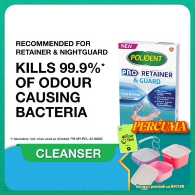 POLIDENT - POLIDENT PRORETAINER & GUARD DAILY CLEANSER 36S