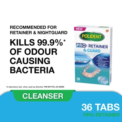 POLIDENT - POLIDENT PRORETAINER & GUARD DAILY CLEANSER 36S image