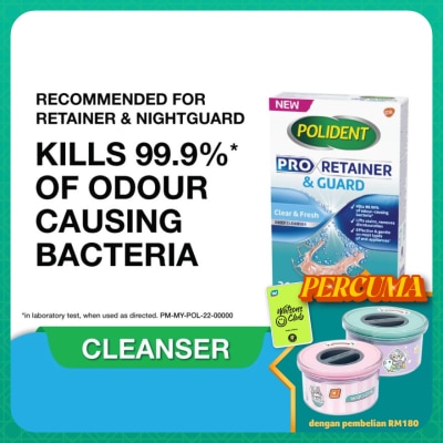 POLIDENT POLIDENT PRORETAINER & GUARD DAILY CLEANSER 36S