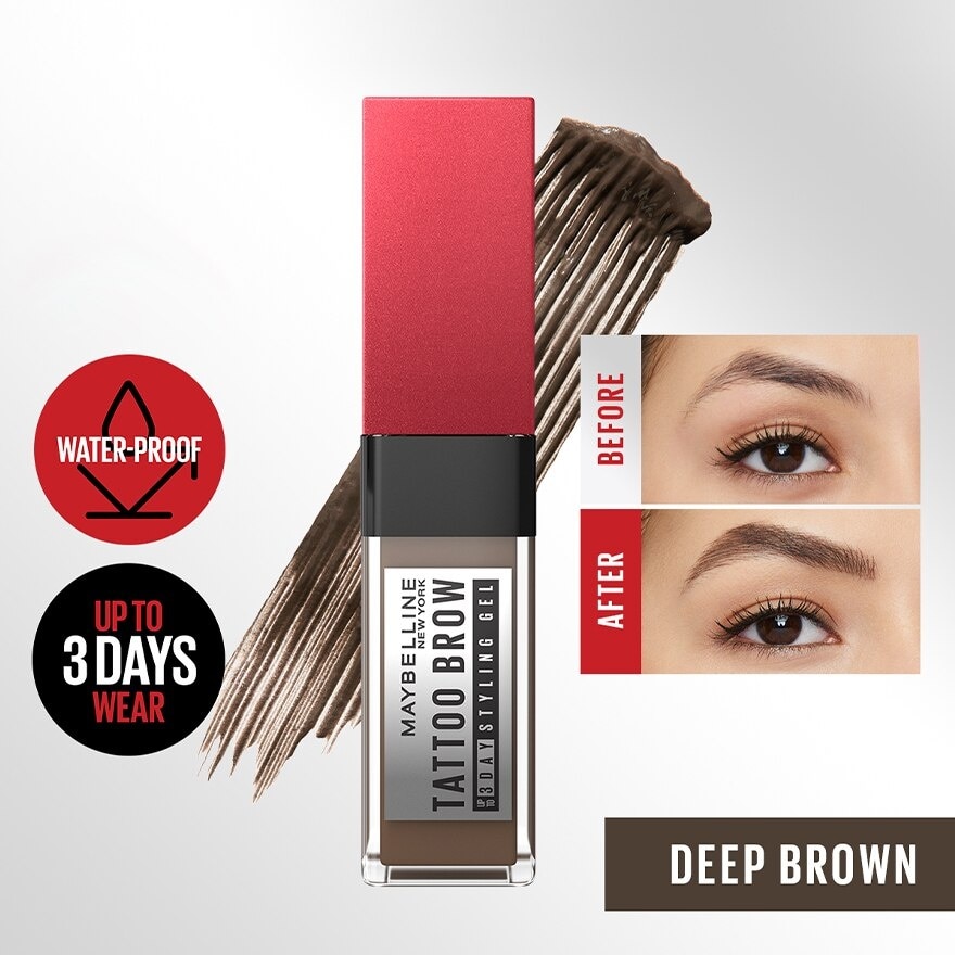 Tattoo Brow 3-Day Styling Gel Deep Brown