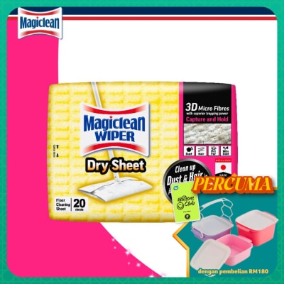 MAGICLEAN -  Floor Cleaning Wiper Dry Sheet 20s