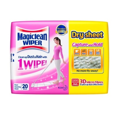 MAGICLEAN  Floor Cleaning Wiper Dry Sheet 20s