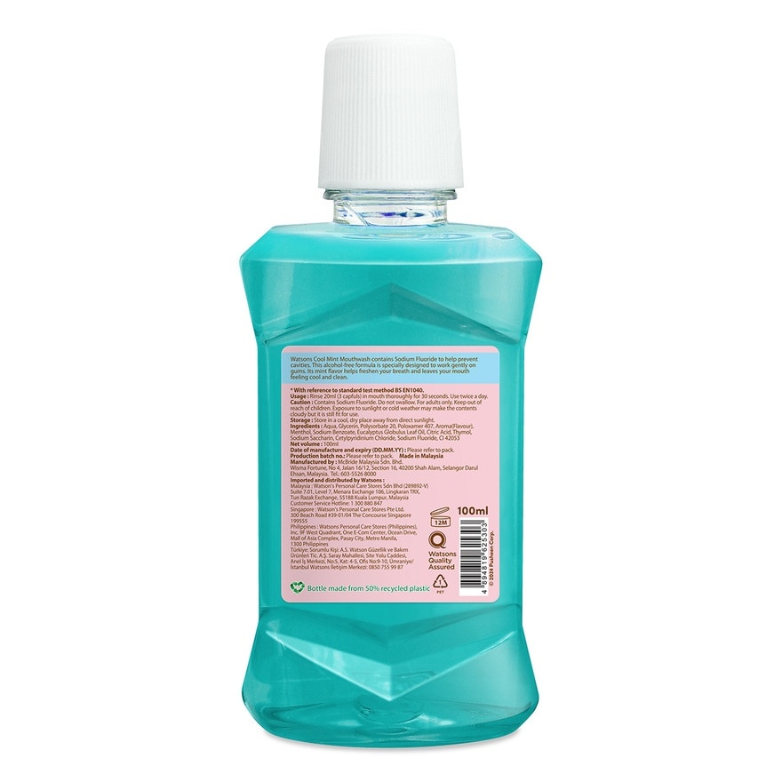 Pusheen The Cat Cool Mint Mouthwash