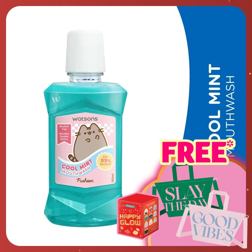 Pusheen The Cat Cool Mint Mouthwash