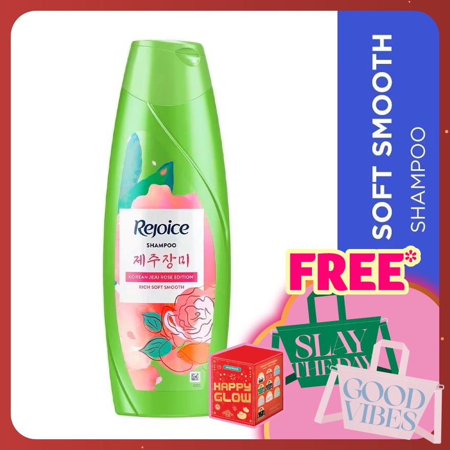 Shampoo Jeju Rose 300ml (Rich Soft Smooth)