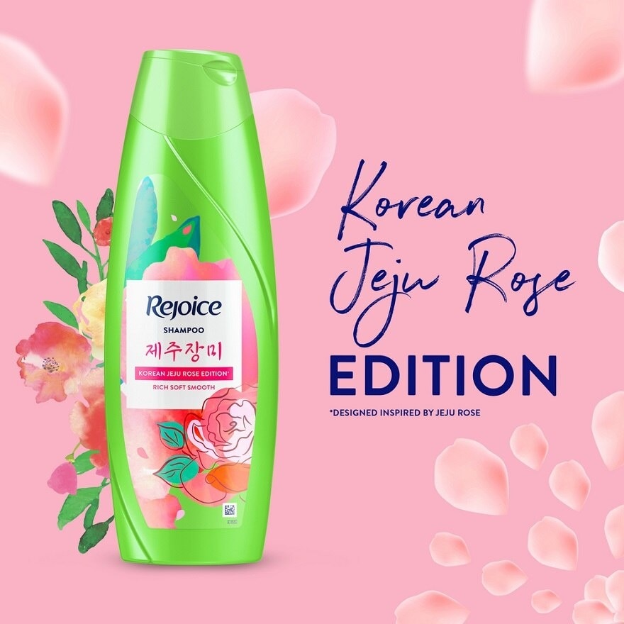 Shampoo Jeju Rose 300ml (Rich Soft Smooth)