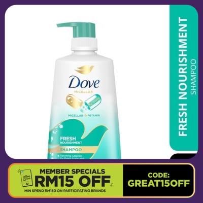 DOVE Fresh Nourishment Shampoo 650ml