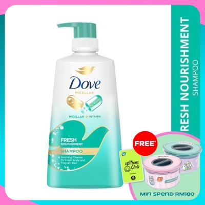 DOVE Fresh Nourishment Shampoo 650ml