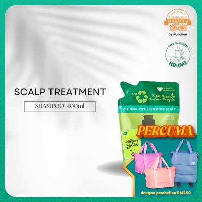 NUNATURE - Nunature Scalp Treatment Eco-Refill Shampoo 400ml