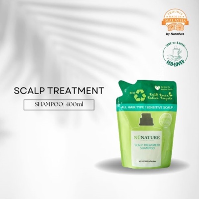 NUNATURE - Nunature Scalp Treatment Eco-Refill Shampoo 400ml image