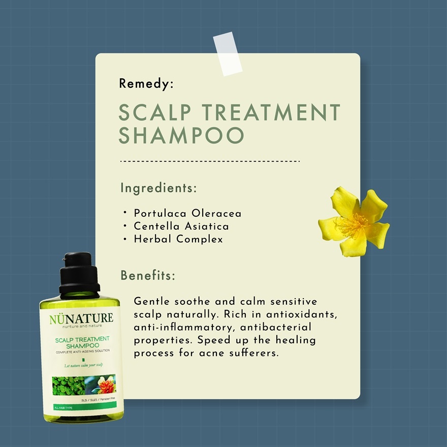 Nunature Scalp Treatment Eco-Refill Shampoo 400ml image