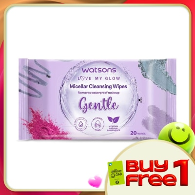 WATSONS - 3-in-1 Micellar Facial Cleansing Wipes 20S