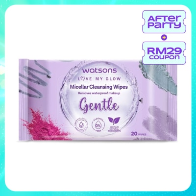 WATSONS 3-in-1 Micellar Facial Cleansing Wipes 20S