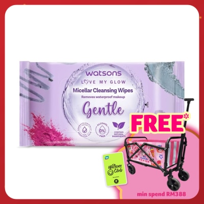 WATSONS 3-in-1 Micellar Facial Cleansing Wipes 20S