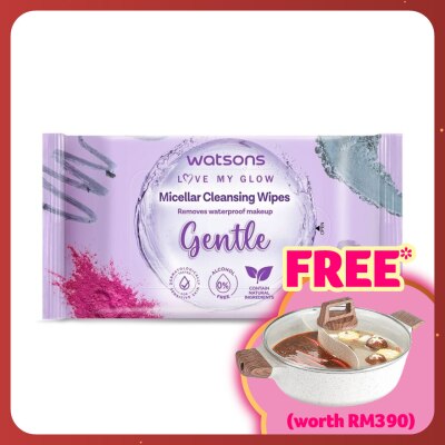 WATSONS 3-in-1 Micellar Facial Cleansing Wipes 20S