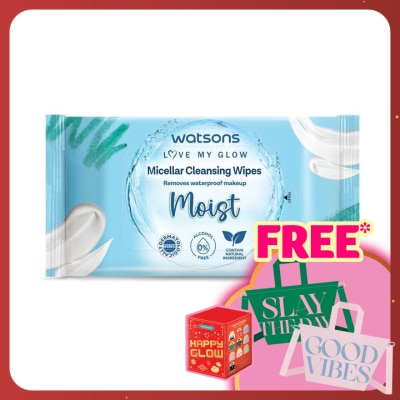 WATSONS Moisturising Facial Cleansing Wipes 20S