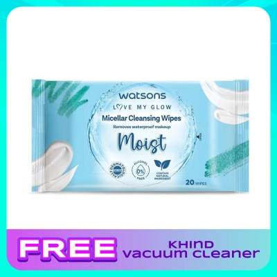 WATSONS Moisturising Facial Cleansing Wipes 20S