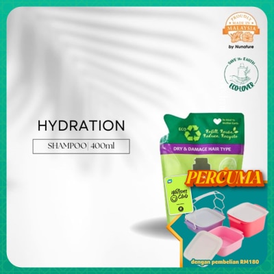 NUNATURE - Nunature Hydration Eco-Refill Shampoo 400ml