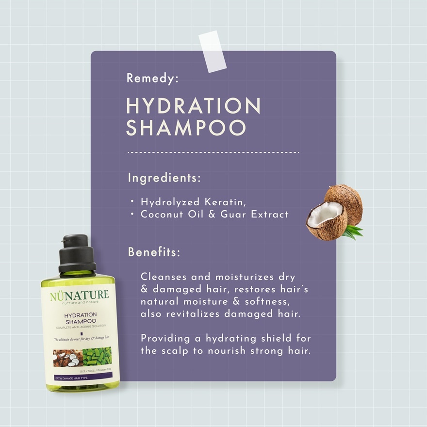 Nunature Hydration Eco Refill Shampoo 400ml image