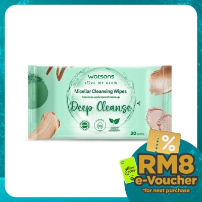 WATSONS Deep Cleansing & Exfoliating Facial Wipes 20S