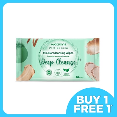 WATSONS Deep Cleansing & Exfoliating Facial Wipes 20S