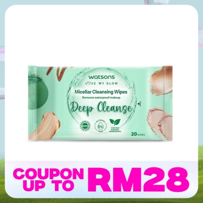 WATSONS Deep Cleansing & Exfoliating Facial Wipes 20S