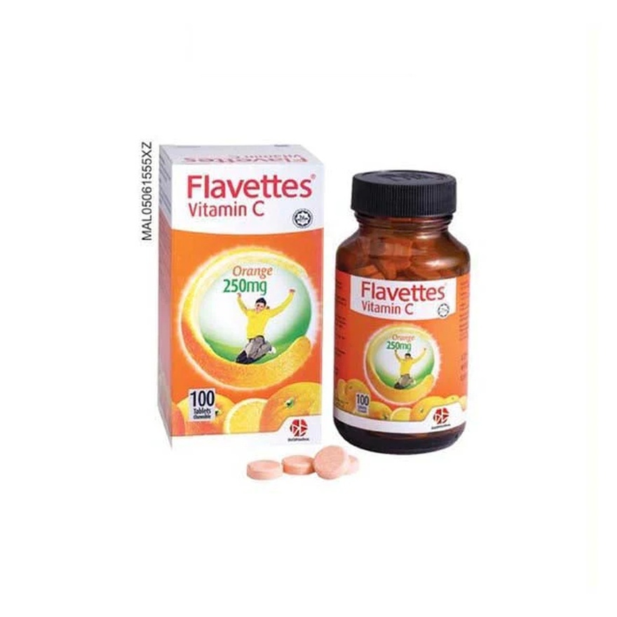 Orange flavor Vitamin 250MG 100SX2