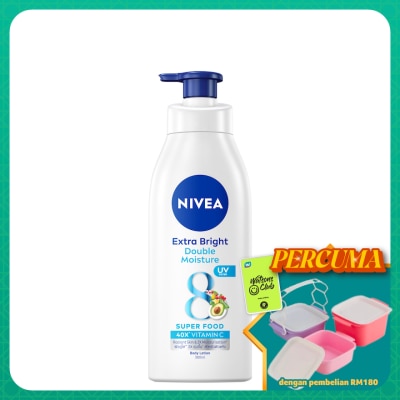 NIVEA - Extra Bright Double Moisture Lotion 380ML