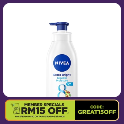 NIVEA Extra Bright Double Moisture Lotion 380ML