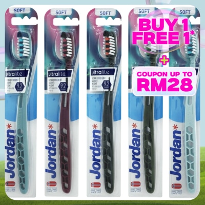 JORDAN Ultralite Toothbrush Soft 1's