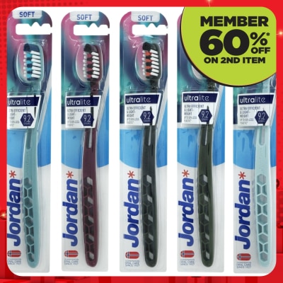 JORDAN Ultralite Toothbrush Soft 1's