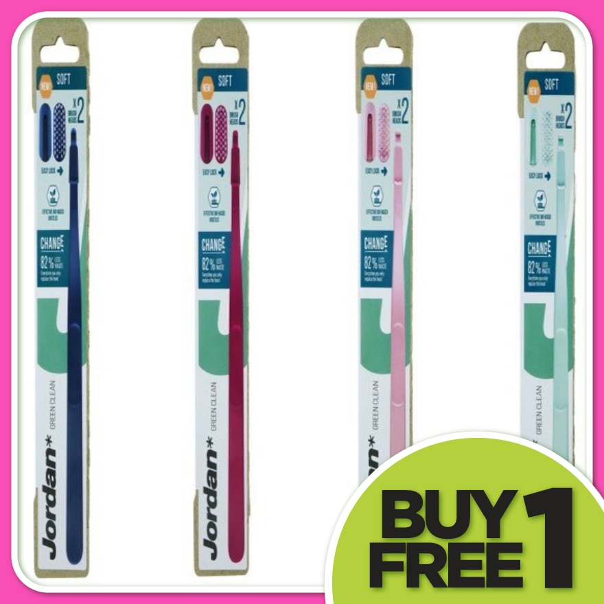 Green Clean Change Toothbrush + 2 Refills 1's