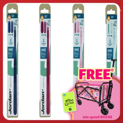 JORDAN Green Clean Change Toothbrush + 2 Refills 1's