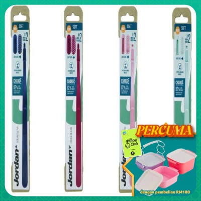 JORDAN - Green Clean Change Toothbrush + 2 Refills 1's