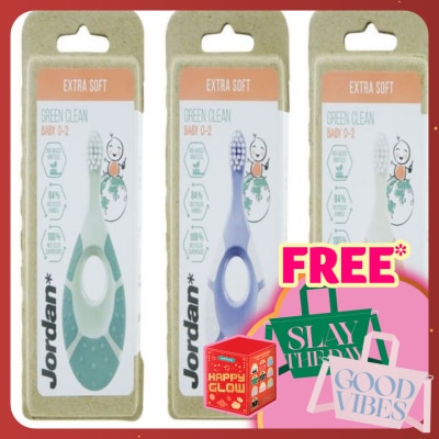 JORDAN Green Clean Toothbrush Baby Step 1 (0-2 Years) 1's