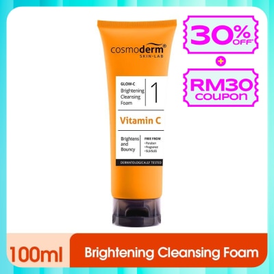 COSMODERM Glow-C Brightening Cleansing Foam 100ml