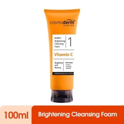 COSMODERM Glow-C Brightening Cleansing Foam 100ml