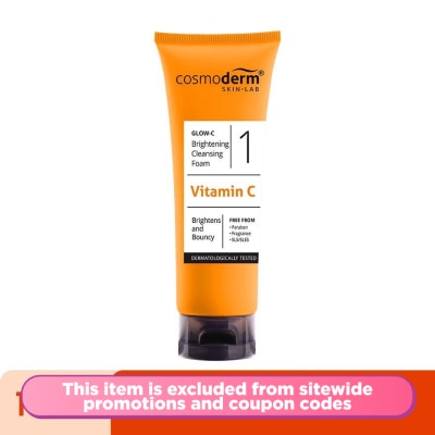 COSMODERM Glow-C Brightening Cleansing Foam 100ml