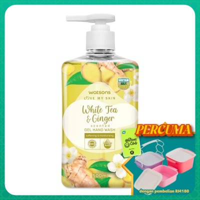 WATSONS - WHITE TEA & GINGER SCENTED GEL HAND WASH