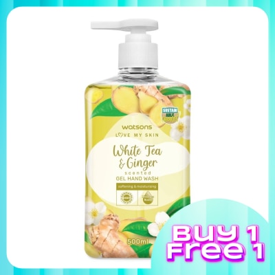 WATSONS WHITE TEA & GINGER SCENTED GEL HAND WASH