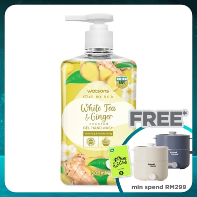 WATSONS WHITE TEA & GINGER SCENTED GEL HAND WASH