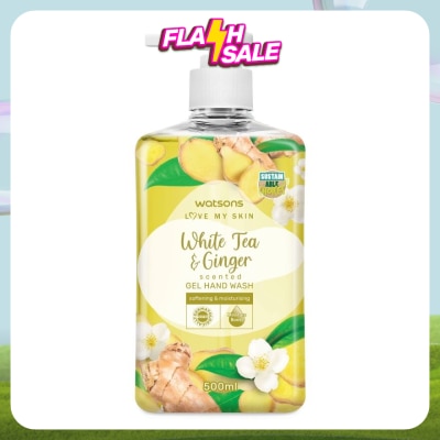 WATSONS WHITE TEA & GINGER SCENTED GEL HAND WASH