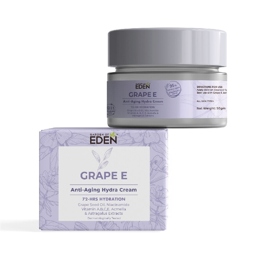 Grape E Anti Ageing Hydra Cream 50g