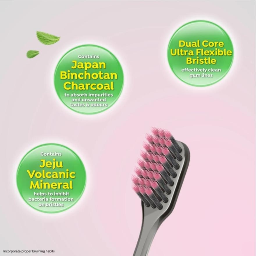 Toothbrush Volcanic Charcoal 2s