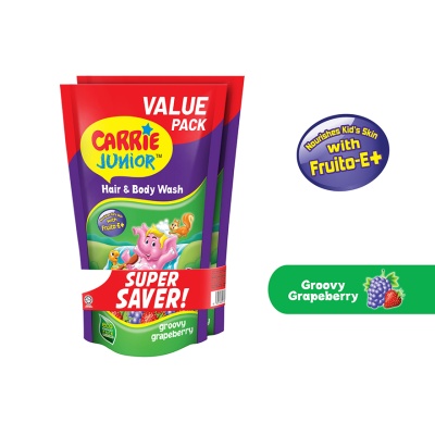 CARRIE JUNIOR - Hair & Body Wash Groovy Grapeberry Refill x2 500g image