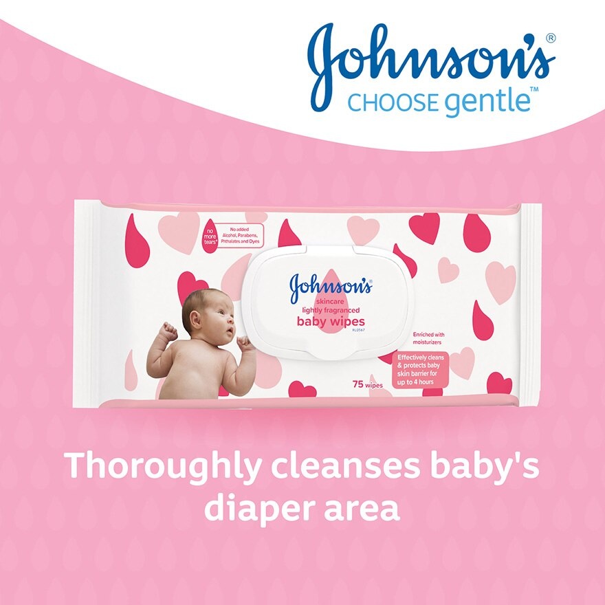 Baby Skincare Fragrance Wipes 75's image