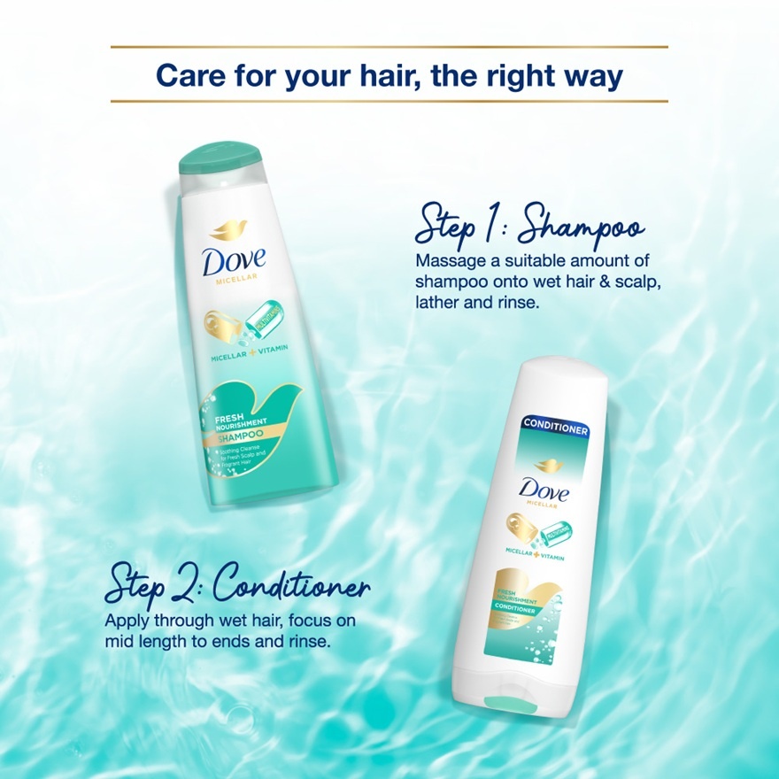 Dove Fresh Nourishment Conditioner 300ml image