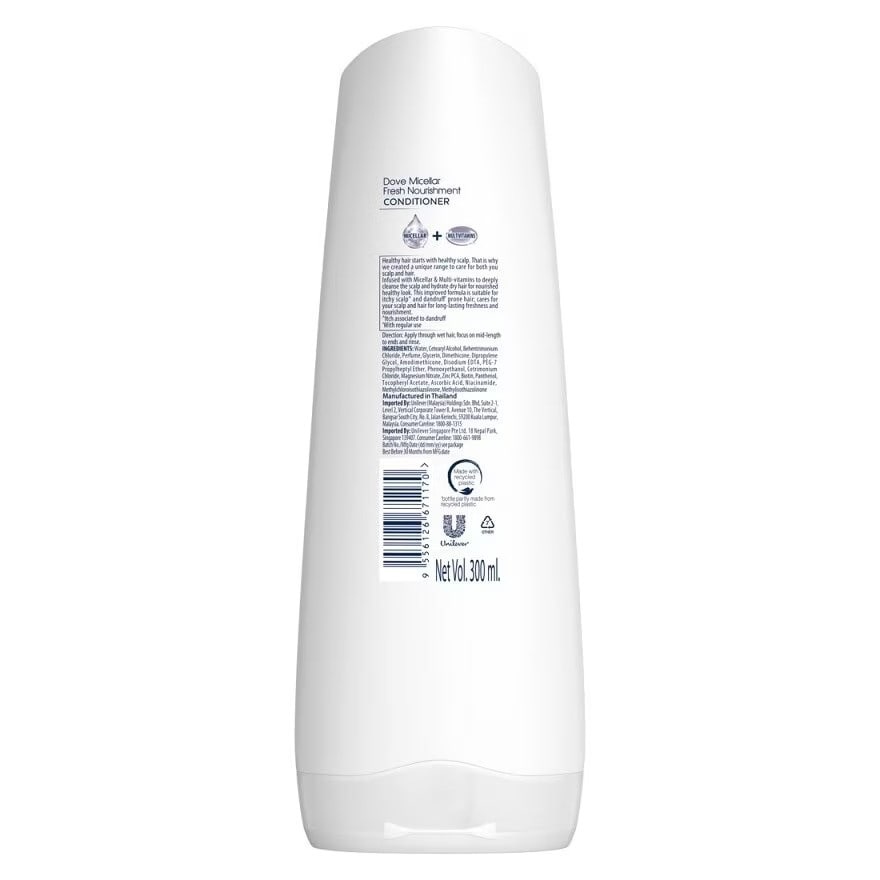 Dove Fresh Nourishment Conditioner 300ml image